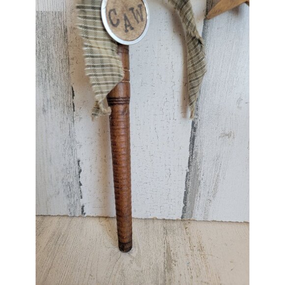 Unique crow mini staff Halloween Caw rustic star bird decor - Picture 4 of 10